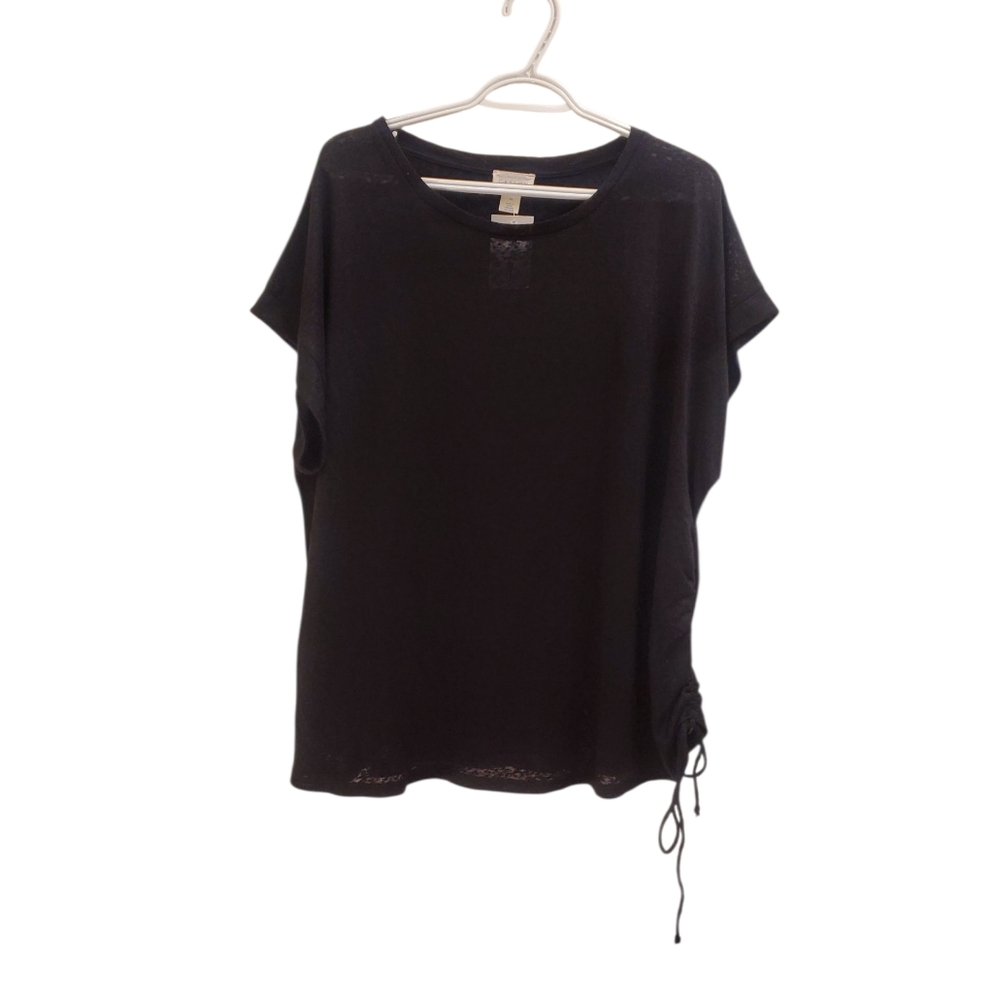 Caslon Black Short Sleeve Drawstring Tee